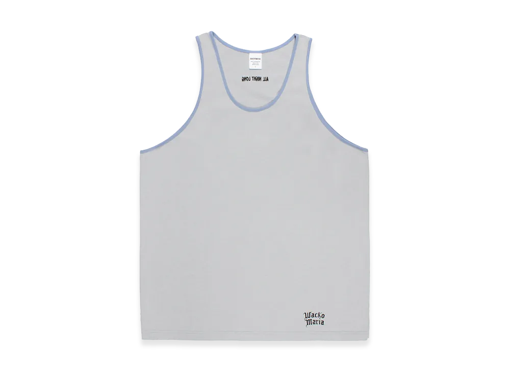 WACKO MARIA Ringer Tank Top "Gray"