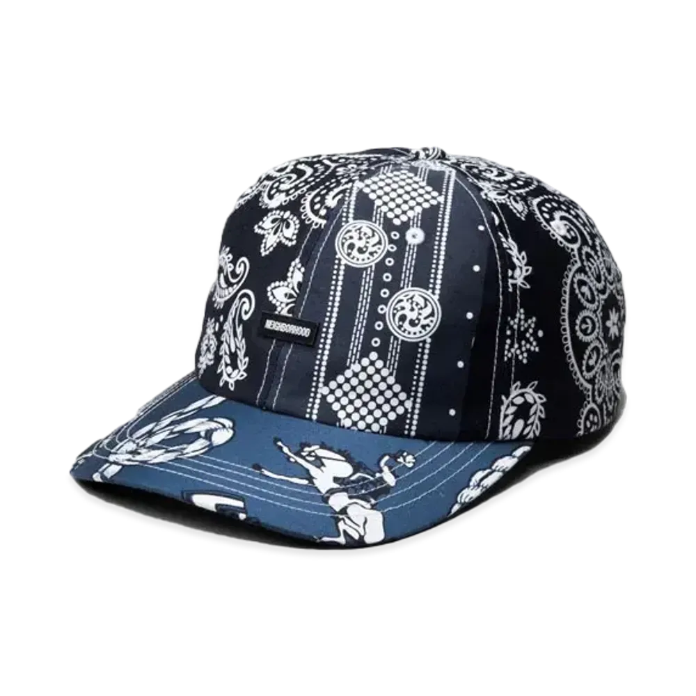 NEIGHBORHOOD BANDANA DAD-B / C-CAP "Black"