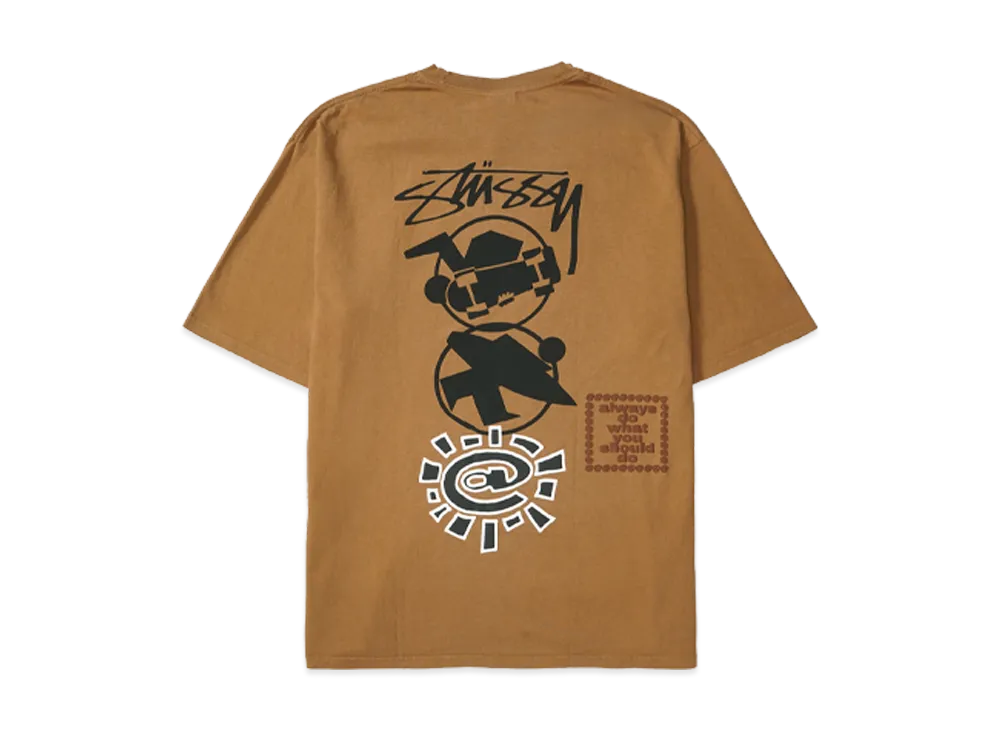 Stussy x Always Do What You Should Do Stack Tee "Caramel"