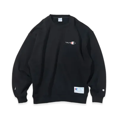 Champion x NAUTICA Embroidered Sweatshirt "Black"