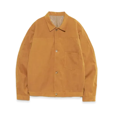 nanamica Synthetic Leather Short Jacket "Camel"