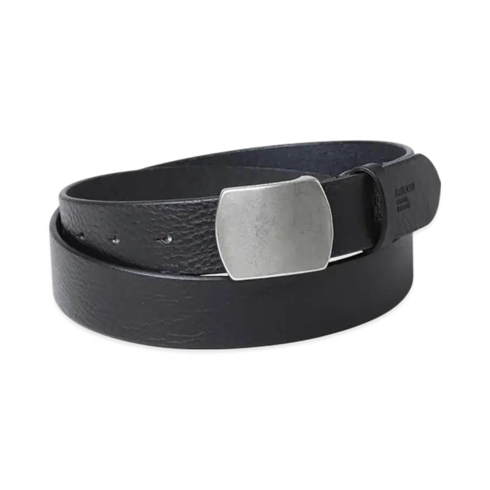 NEIGHBORHOOD Leather Belt Wide "Black"