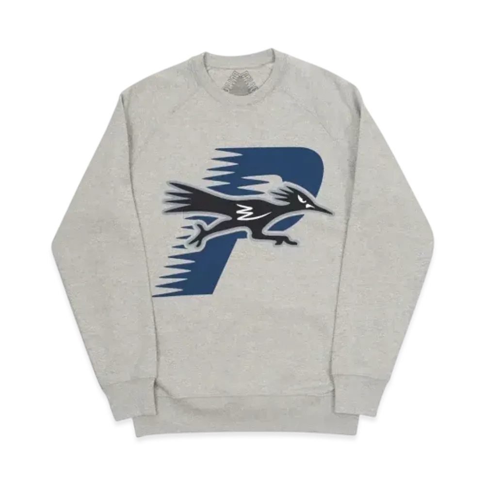 PALACE Roadrunner Crew "Grey Marl"