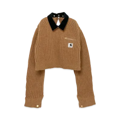 Carhartt WIP x sacai Knit Pullover Detroit "Beige"