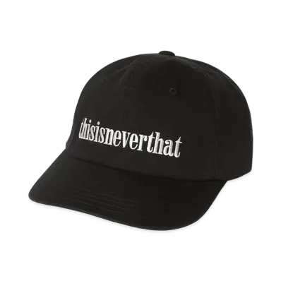 thisisneverthat Onyx Cap "Black"