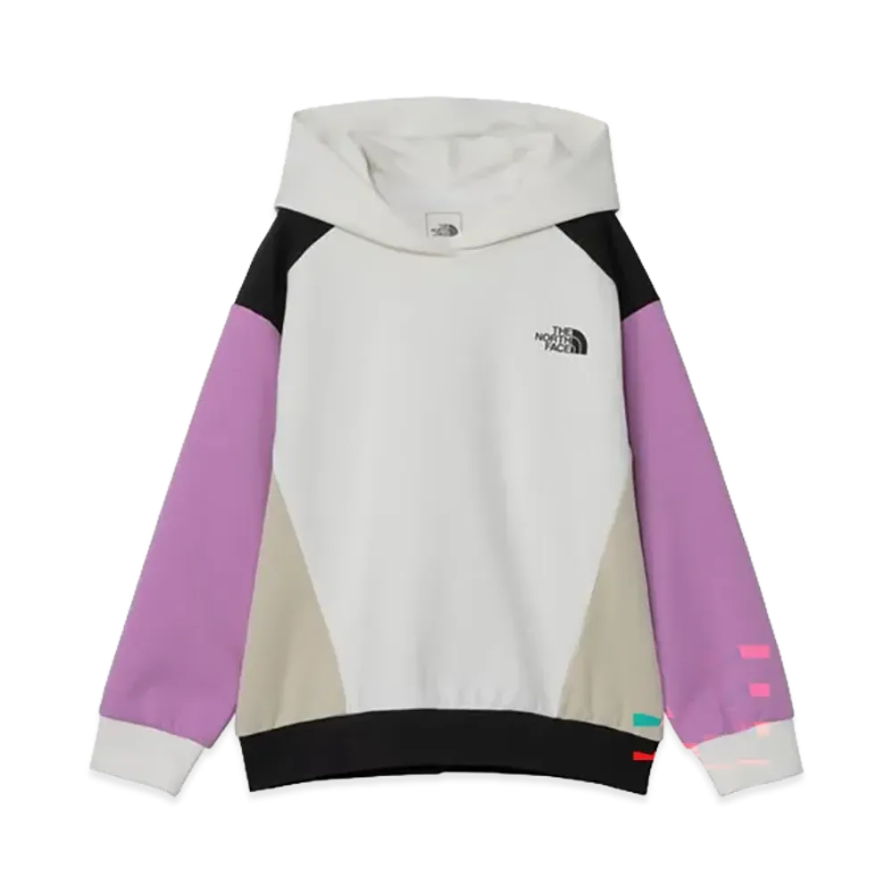 The North Face Motion Smoothy Wide Hoodie Kids "White Dune"
