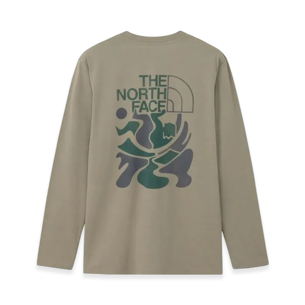 The North Face Long Sleeve ES Climbing Logo Tee "Mushroom"