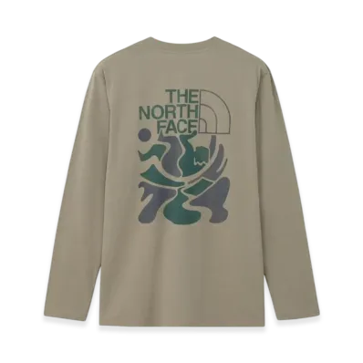 The North Face Long Sleeve ES Climbing Logo Tee "Mushroom"