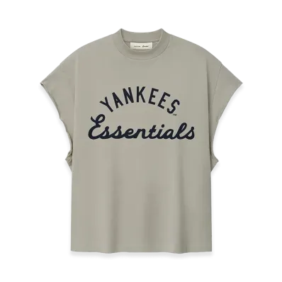 FEAR OF GOD ESSENTIALS Yankees 90s Cut Off "Seal"