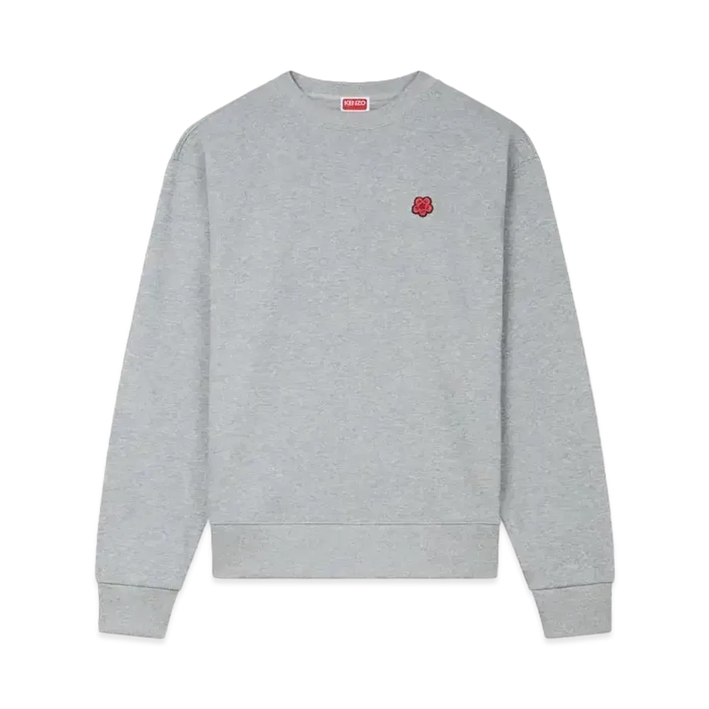 KENZO 'BOKE FLOWER' Embroidery Sweat "Pale Grey"