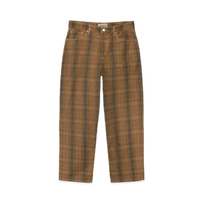 Stussy Big OL Jean Canvas Plaid "Brown"