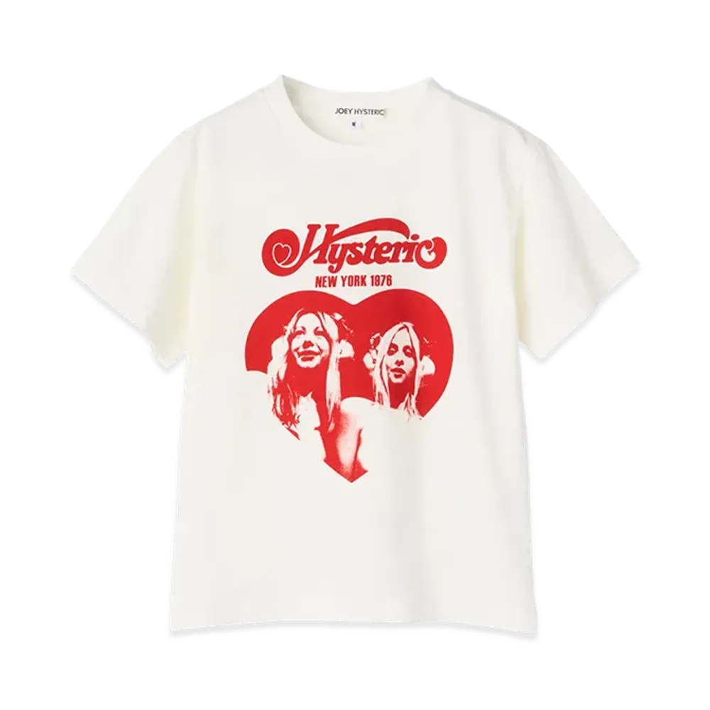 HYSTERIC GLAMOUR Kids Hysteric Heart Tee "White"