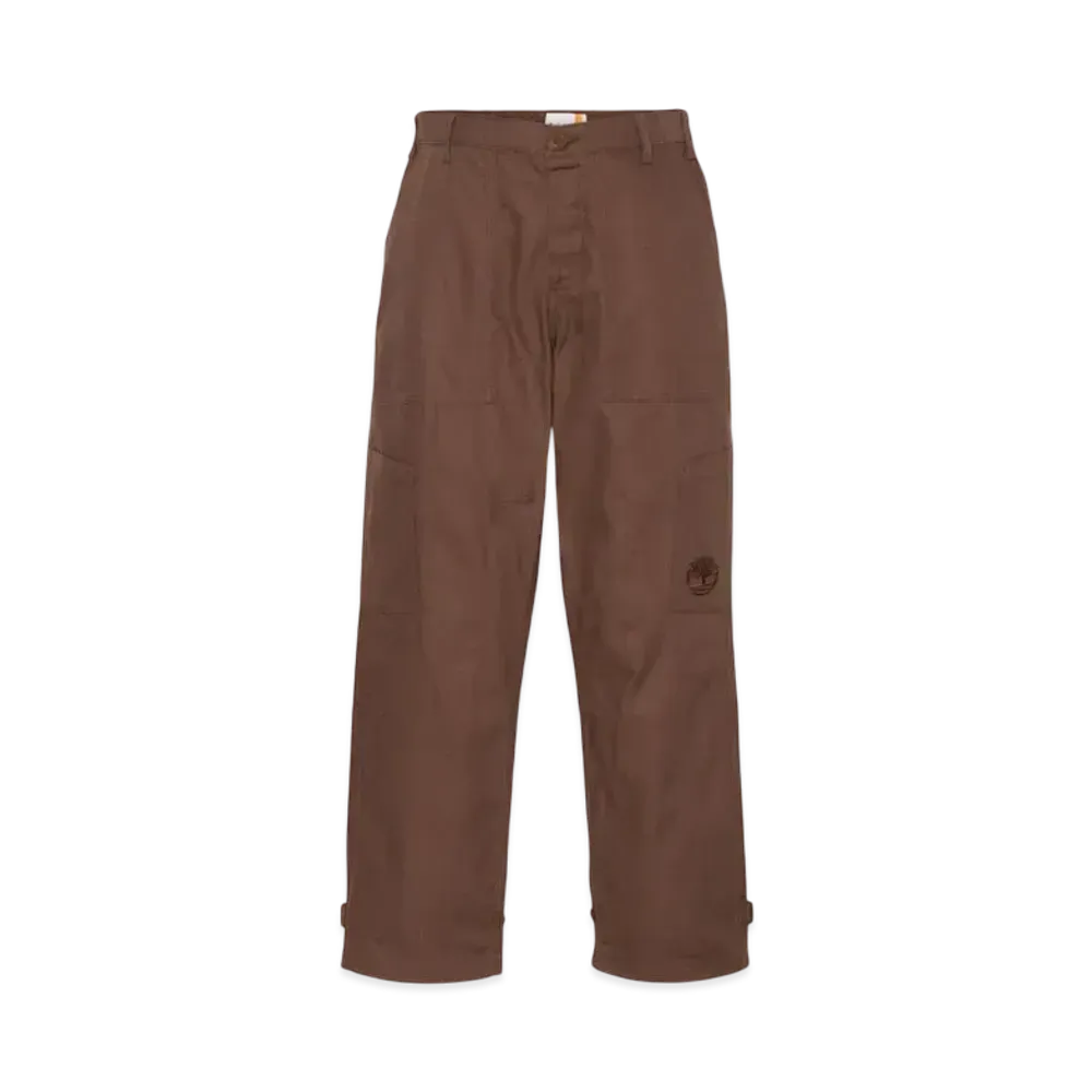Timberland Allgender Wide Leg Cargo Pants "Dark Brown"