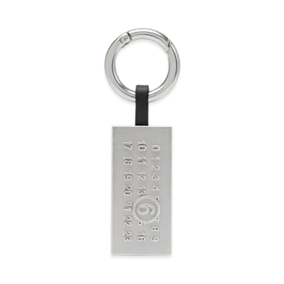 MM6 Maison Margiela Numeric Tag Keyring "Black"