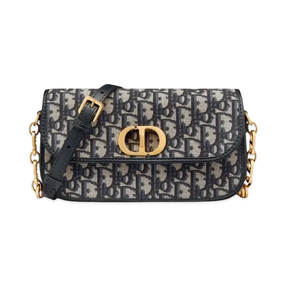 Dior 30 Montaigne Avenue Bag Dior Oblique Jacquard "Blue"