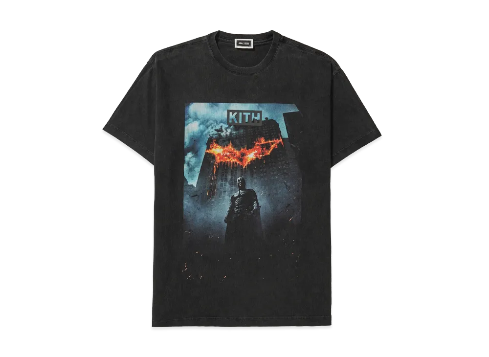 Kith x Batman Dark Knight International Vintage Tee "Black"