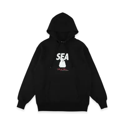 WIND AND SEA x Marilyn Monroe Winter Hooded Sweat "Black"