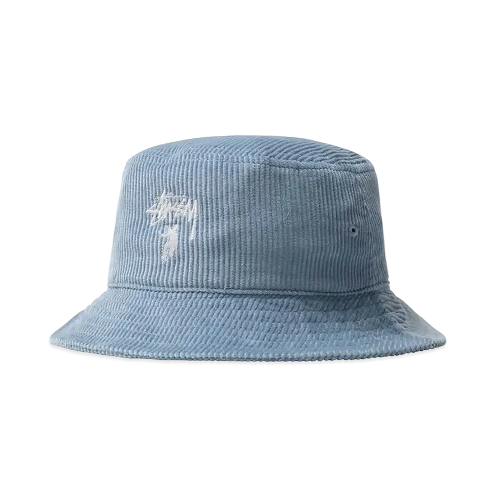 Stussy × Union 30TH Corduroy Bucket Hat "Blue"