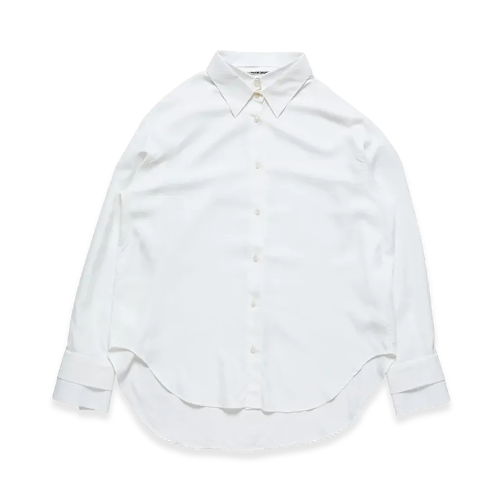 Acne Studios Layered Button-Up "White/White"