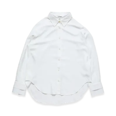 Acne Studios Layered Button-Up "White/White"