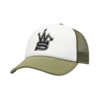 Stussy x Our Legacy Work Shop Trucker Hat "Olive"