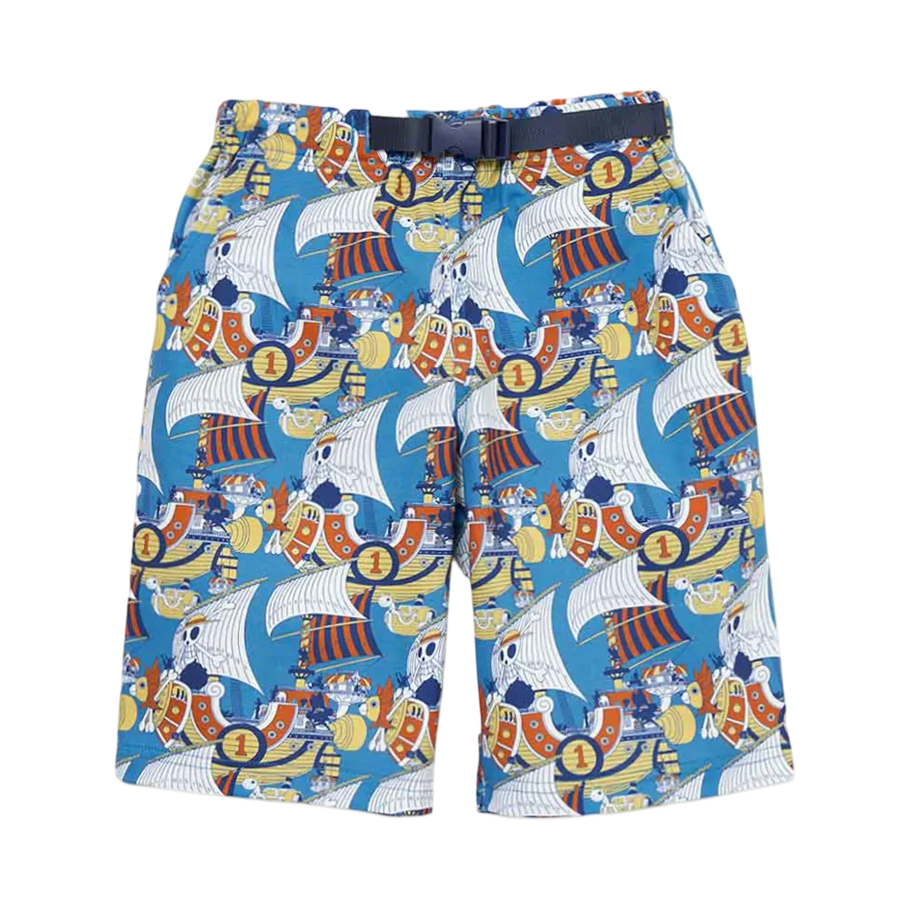 graniph x ONE PIECE Thousand Sunny Kids Dry Short Pants "Blue"