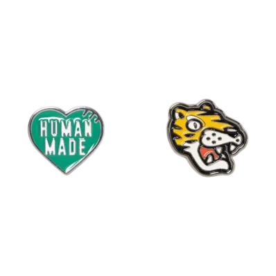 HUMAN MADE Pins Set "Green"