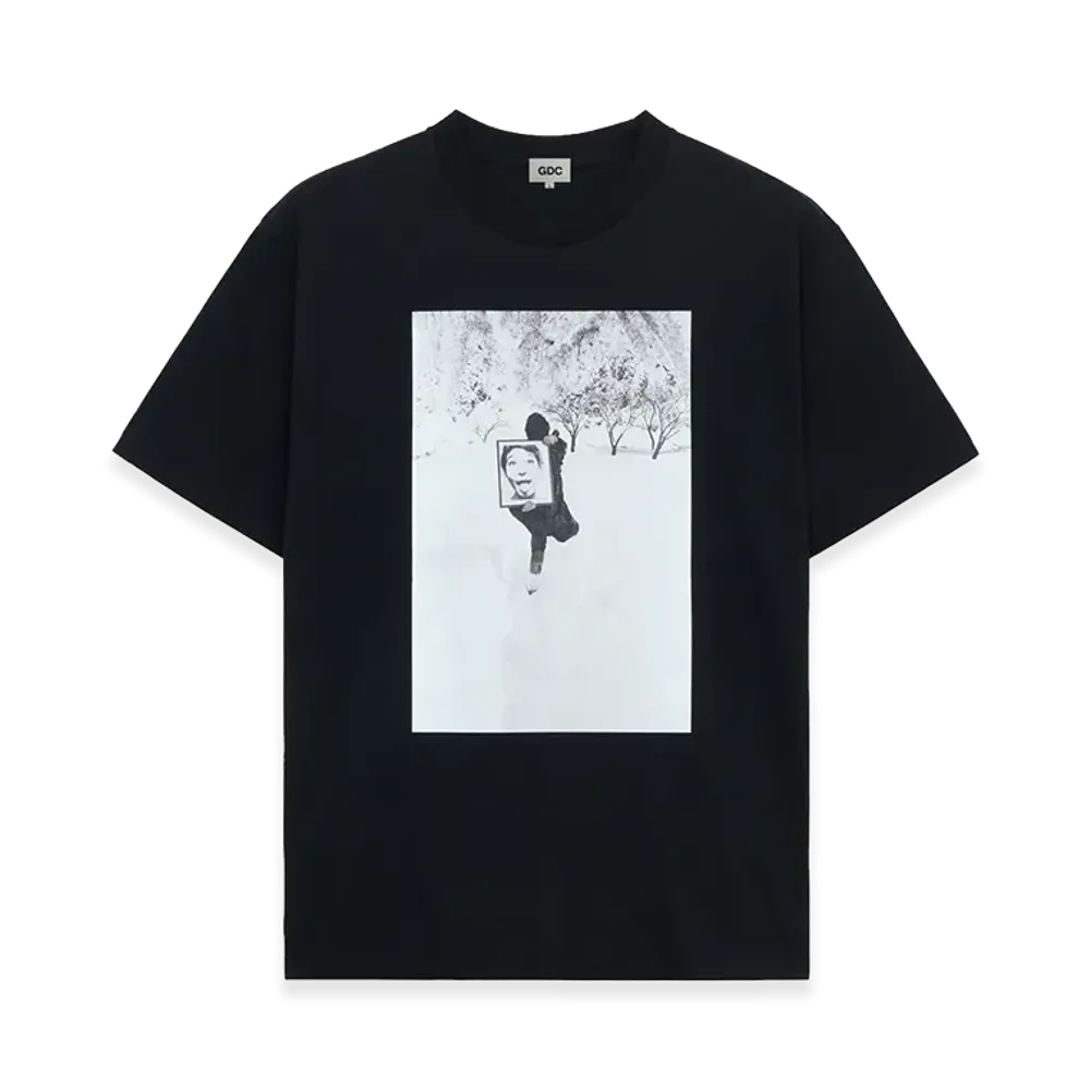 GDC x Yoshihiro Tatsuki Goodbye to Yesterday's Me Goodbye to the Me Until Yesterday Tee Snow Mountain "Black"
