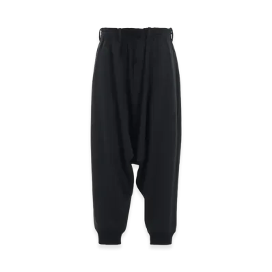 S'YTE Pe/Smooth Jersey Ribbed Hems Balloon Saruel Pants "Black"
