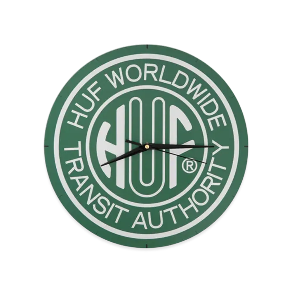 HUF Token Wall Clock "Green"
