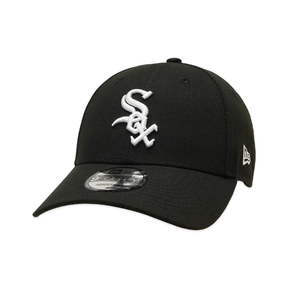 NEW ERA 9FORTY 940 MLB "White Socks Black"