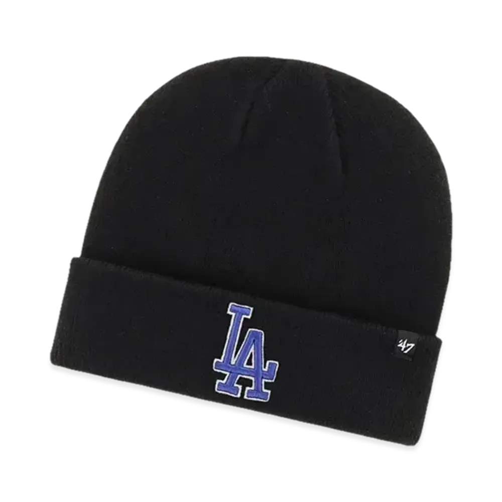 47 MLB Raised Cuff Knit "LA Black Royal"