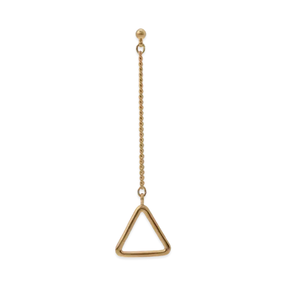 Ground Y x CHAINSAW MAN Chainsaw Man Handle Pierced Earring "Gold"