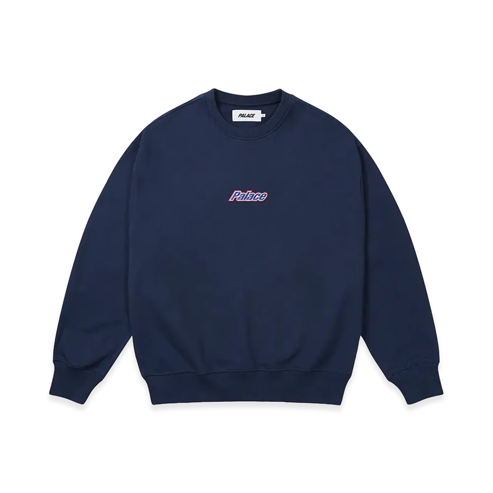 PALACE Current Crew "Navy"