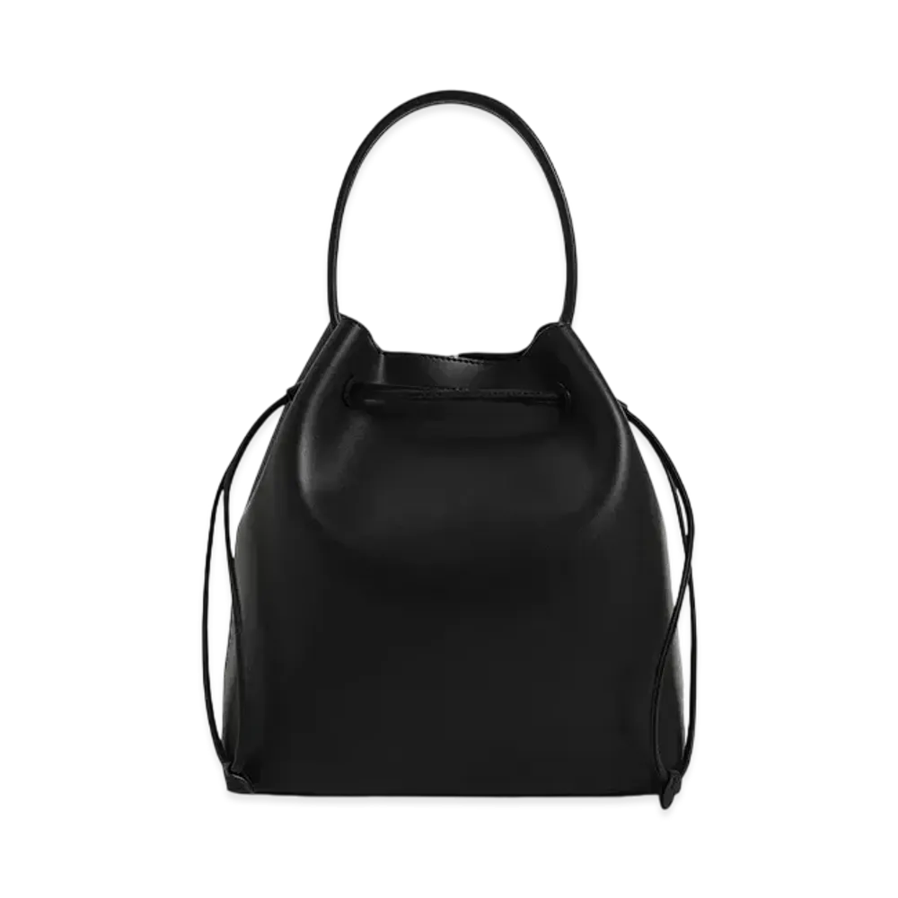 CHARLES & KEITH Drawstring Hobo Bag "Black"