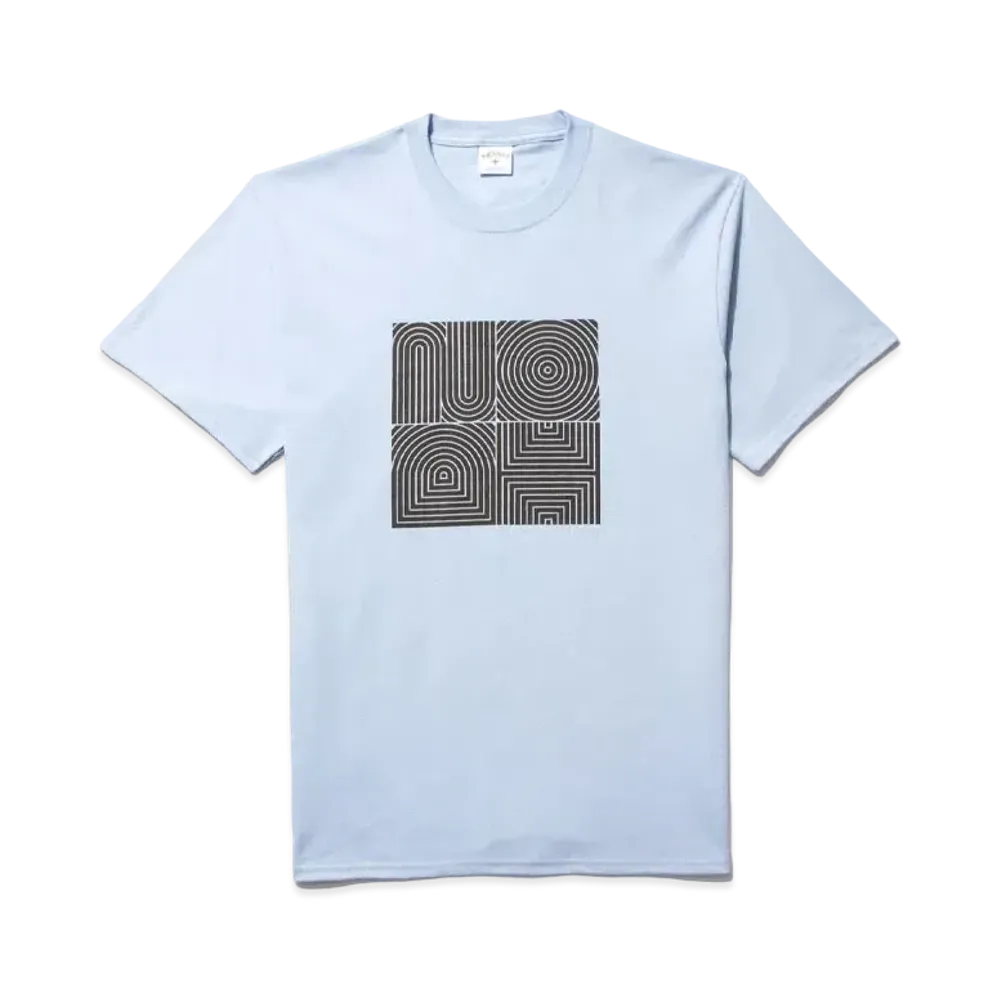 Noah Fingerprint Tee "Light Blue"