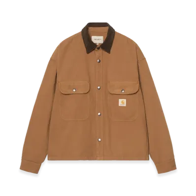 Carhartt WIP Prescott Shirt Jac "Hamilton Brown/Tobacco(Garment Dyed)"