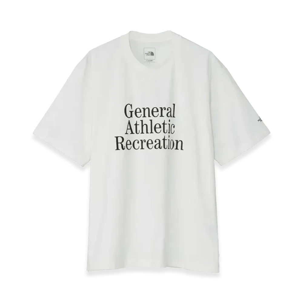 The North Face General Athletic Recreation Typographic White Short Sleeve Tee Unisex "White/Black"