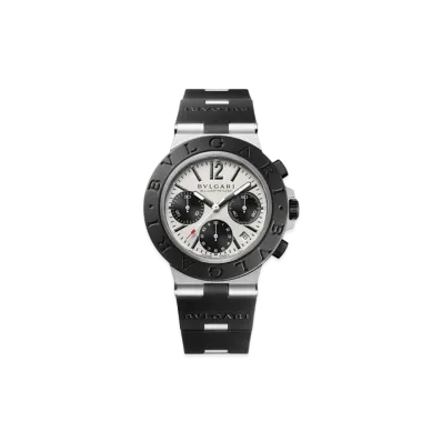 BVLGARI Aluminium Chronograph Watch "White"