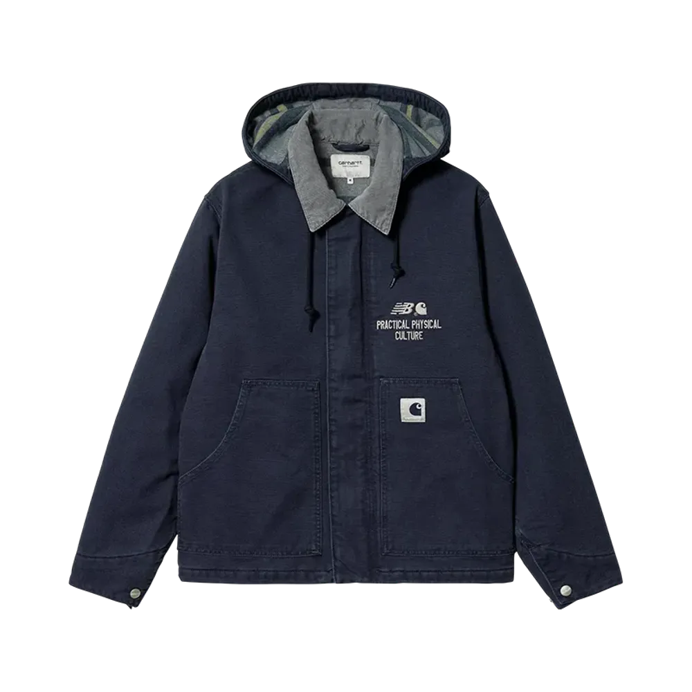 Carhartt WIP x New Balance Sculpture Center Hooded Jacket "Navy"