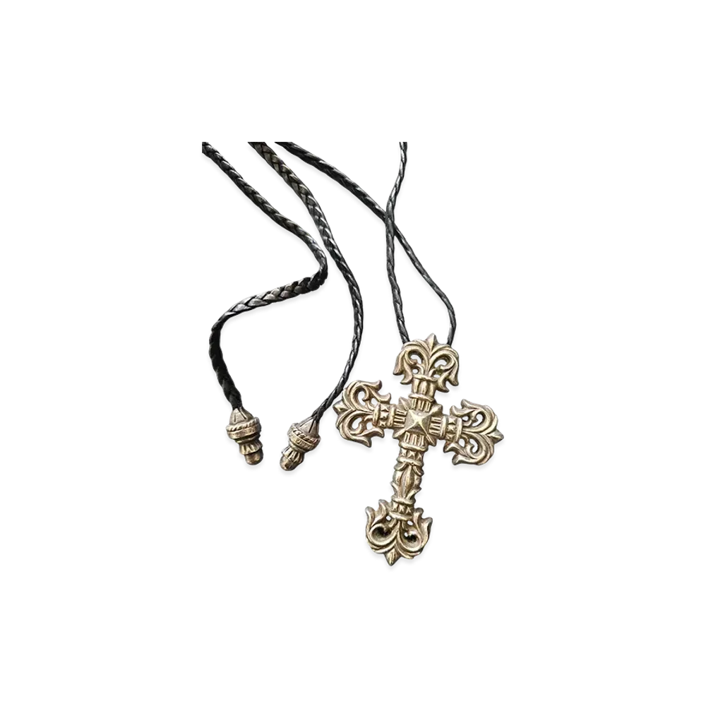 Chrome Hearts Filigree Cross Necklace "Silver"