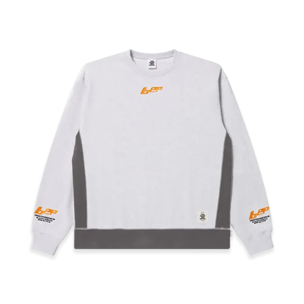 BlackEyePatch Media Player Logo Crew Sweat "Ash"