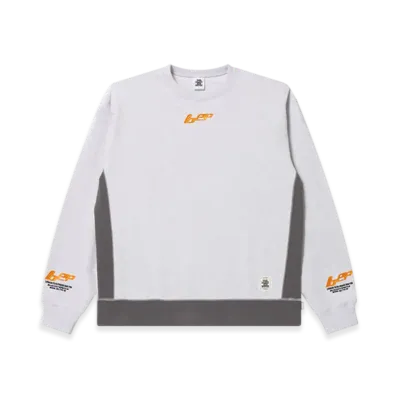 BlackEyePatch Media Player Logo Crew Sweat "Ash"