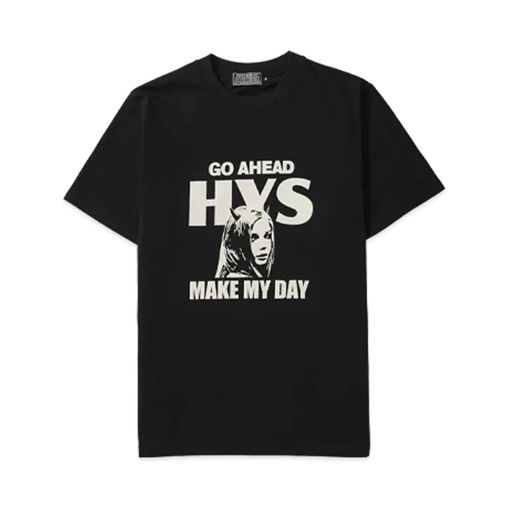 HYSTERIC GLAMOUR Make My Day Tee "Black"