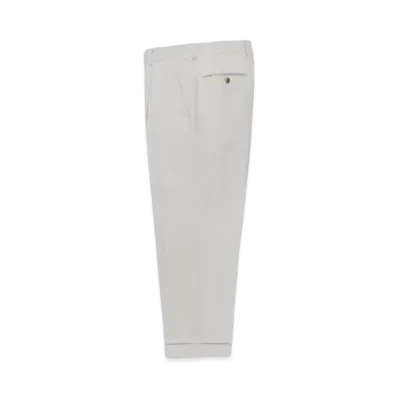 WACKO MARIA Dormeuil / Pleated Trousers (Type-2) "White"