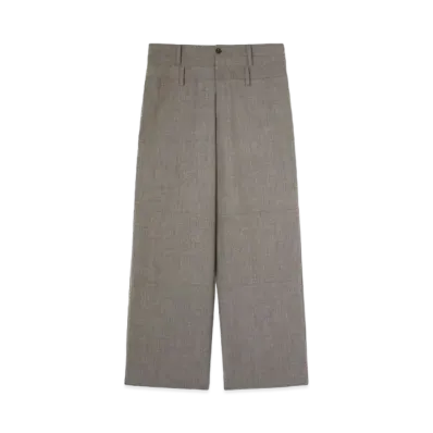 AMBUSH Double Belted Trousers "Medium Grey"
