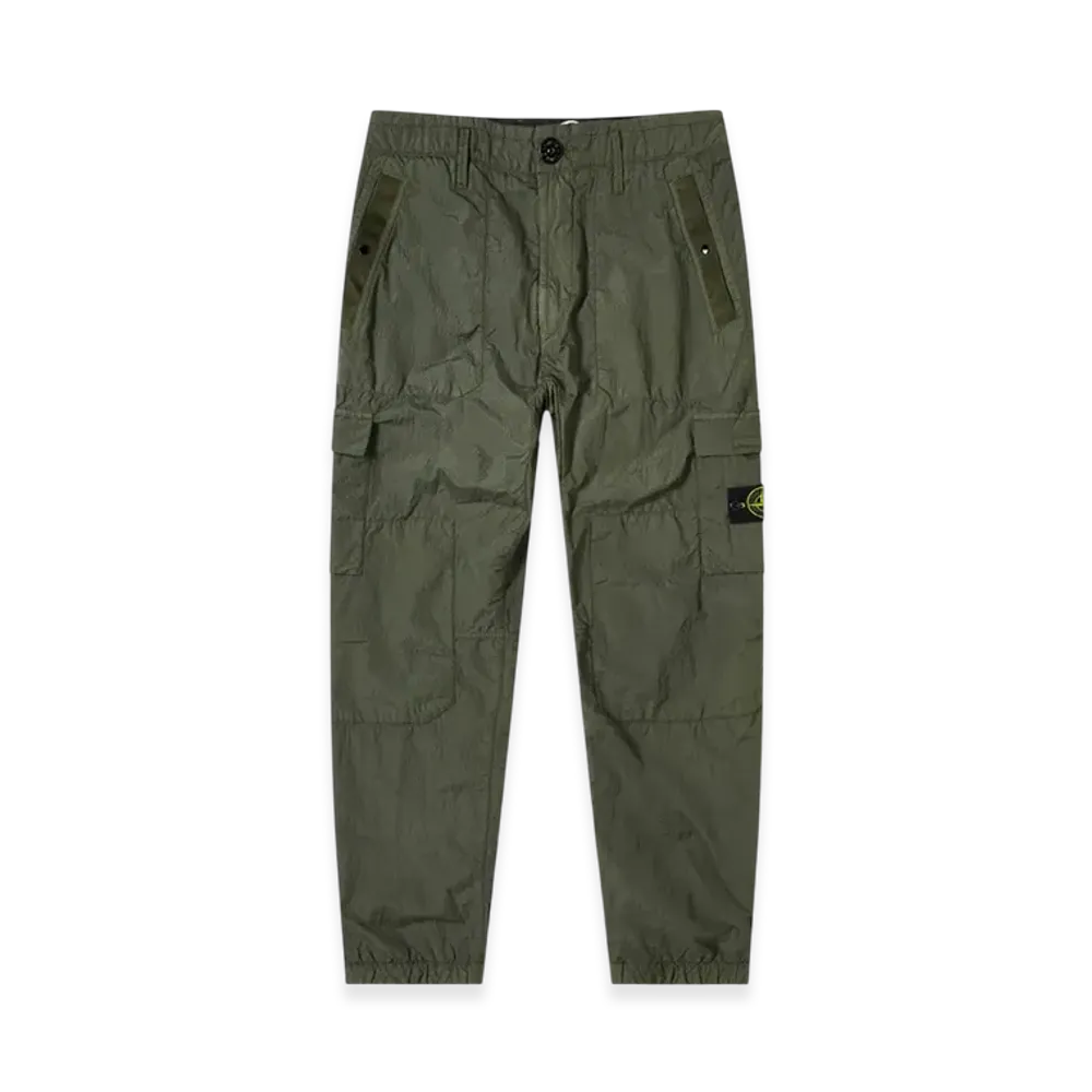Stone Island 32029 S.I.PA/PL Seersucker TC Pants - 20SS "Olive Green"