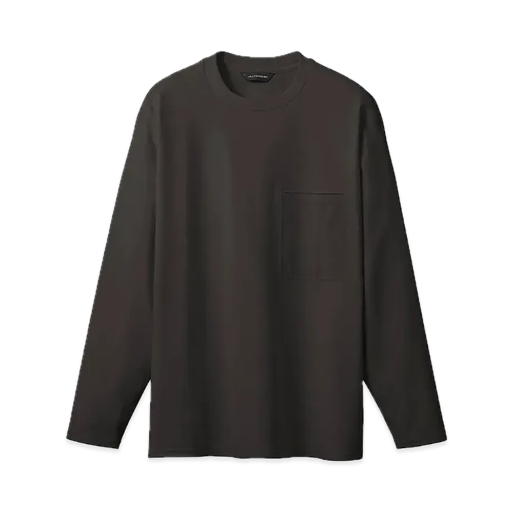 DESCENTE ALLTERRAIN Seamless Long Sleeve T-Shirt "Dark Gray"