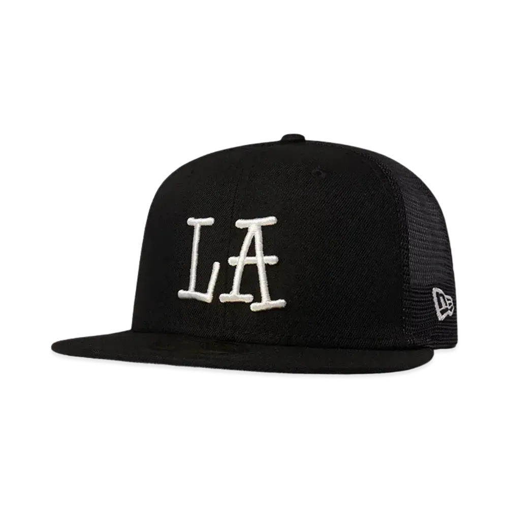 Stussy LA MESH BACK NEW ERA CAP "Black"