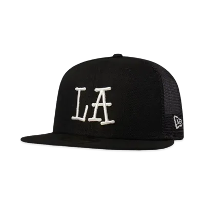 Stussy LA MESH BACK NEW ERA CAP "Black"